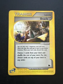 Pokemon TCG Oracle 138/144 Skyridge Non Holo MP - Image 1