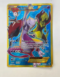 Mewtwo EX 163/162 Secret Rare BREAKthrough Pokemon Card - Image 1