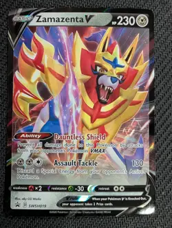 Zamazenta V SWSH019 Holo Promo Sword & Shield Promo Pokemon Near Mint - Image 1