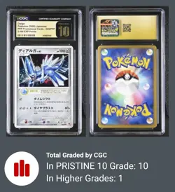 Pokemon Dialga 5,000 EXP Points Japanese Holo Play Promo 005/PPP CGC 10 Pristine - Image 3