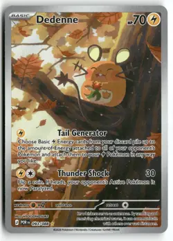 Dedenne 093/088 Holo Illustration Rare Perfect Order Pokemon Near Mint - Image 1