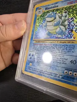 Pokemon Blastoise 2/102 Celebrations Classic Collection Holo PSA 9 2021 - Image 4