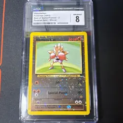 Pokemon TCG Hitmonchan Best of Game 2/9 Reverse Holo Promo Promo - Image 1
