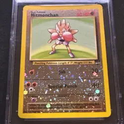 Pokemon TCG Hitmonchan Best of Game 2/9 Reverse Holo Promo Promo - Image 3