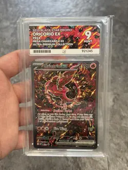 Pokemon TCG Oricorio EX 024 Black Star Promo Ace Graded Mint 9 Ultra Premium Col - Image 1