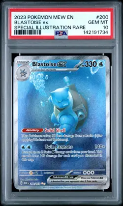 PSA 10!!! Pokemon - Blastoise ex 200/165 Special Illustration Rare - 151 - Image 1