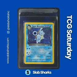 2000 POKEMON TEAM ROCKET #3/82 DARK BLASTOISE HOLO RARE - Image 1