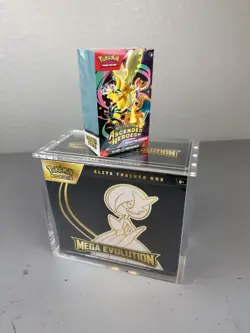Pokemon TCG Mega Evolution ETB Gardevoir & Ascended Heroes Booster Bundle W Case - Image 1