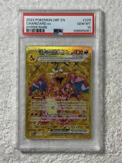 2023 Pokemon - Charizard ex Hyper Rare #228 Obsidian Flames - PSA10 - Image 1