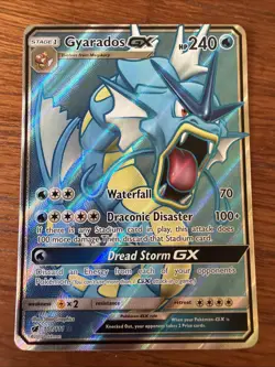 Pokemon TCG Gyarados GX 101/111 SM: Crimson Invasion Ultra Rare Holo - Image 1