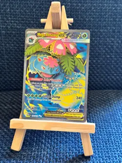 Pokemon Mega Venusaur ex 155/132 Me01: Mega Evolution Full Art Holo NM+ - Image 1