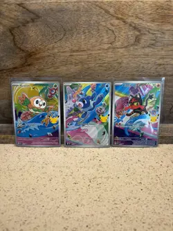 First Partner Illustration Collection Series 1 Gen 7 Alola Starters Pokemon TCG - Image 1
