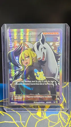 Pokemon Delinquent Promo Full Art Holo Trainer 098B/122 Alternate Art English - Image 1