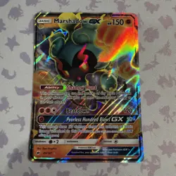 Marshadow GX 80/147 Holo Rare GX Burning Shadows Pokemon NM - Image 1