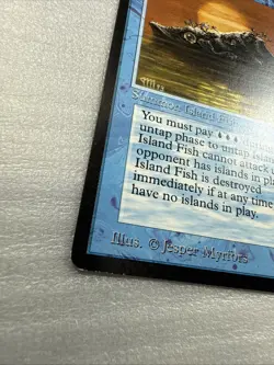 MTG Island Fish Jasconius Arabian Nights Magic Gathering Card Rare NM - Image 2