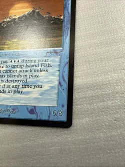 MTG Island Fish Jasconius Arabian Nights Magic Gathering Card Rare NM - Image 3