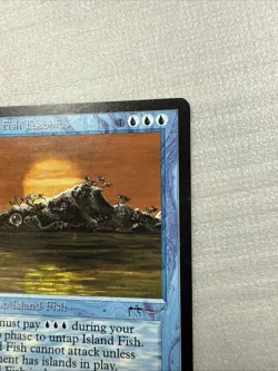 MTG Island Fish Jasconius Arabian Nights Magic Gathering Card Rare NM - Image 4