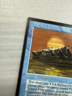 MTG Island Fish Jasconius Arabian Nights Magic Gathering Card Rare NM - Image 5