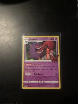 Pokemon TCG Gengar 057/198 Holo Trick or Trade BOOster 2022 Halloween NM/M - Image 1