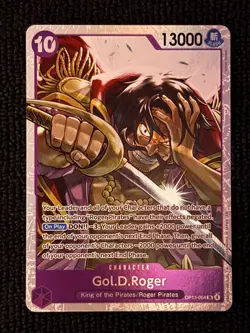 Gol.D.Roger (064) OP13-064 NM SR (EN) - Pokemon TCG Carrying On His Will - Image 1