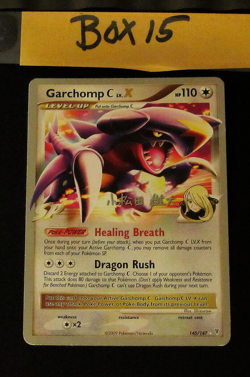Garchomp C LV.X 145/147 Pokemon TCG 2010 World Championship Card NM - Image 1