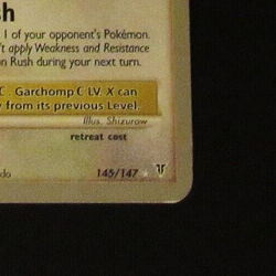 Garchomp C LV.X 145/147 Pokemon TCG 2010 World Championship Card NM - Image 5