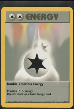 Double Colorless Energy 96/102 Uncommon Base Set Unlimited Pokemon LP - Image 1