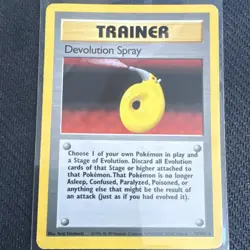 Pokemon TCG Devolution Spray Base Set 72/102 Regular Rare 1999 English - Image 1