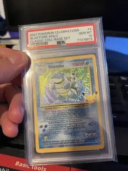 Pokemon TCG Blastoise Celebrations Classic Collection Card 2/102 - Image 2
