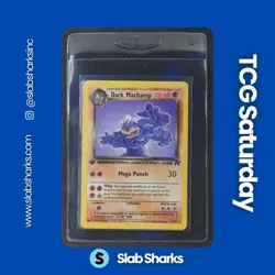 2000 POKEMON TEAM ROCKET FIRST EDITION #27/82 DARK MACHAMP - Image 1