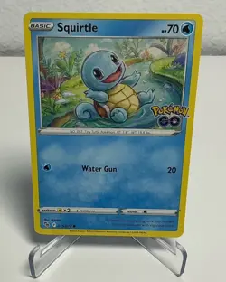 Pokemon TCG Squirtle Pokemon GO 015/078 Regular Common - Image 1