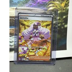 Pokemon TCG Jacinthhe Trainer Supporter Full Art Holo Ultra Rare 122/088 - Image 1