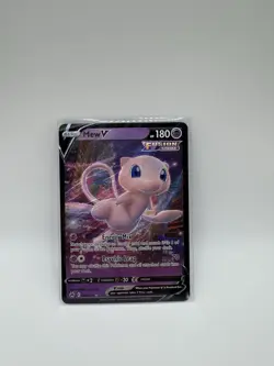 Pokemon Mew v Crown Zenith Holo Ultra Rare Card 060/159 Fusion Strike - Image 1