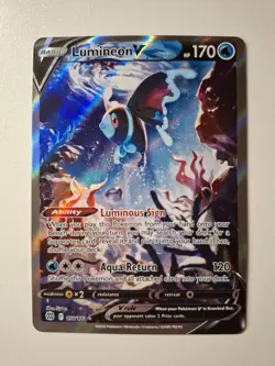 Pokemon - Lumineon V - 156/172 - Brilliant Stars - Ultra Rare - NM - Image 2