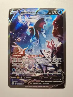 Pokemon - Lumineon V - 156/172 - Brilliant Stars - Ultra Rare - NM - Image 3