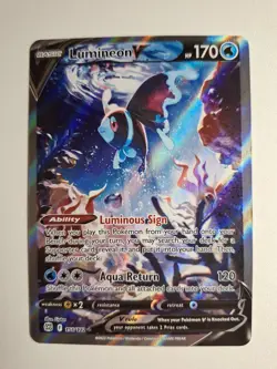 Pokemon - Lumineon V - 156/172 - Brilliant Stars - Ultra Rare - NM - Image 4