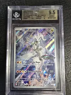 Pokemon Journey Together N's Reshiram Stamped Illustration Rare 167/159 BGS 9.5 - Image 1