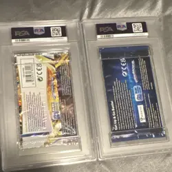 Pokemon 2022 Brilliant Stars Charizard & Pokemon GO Foil PSA Mewtwo Graded Packs - Image 3