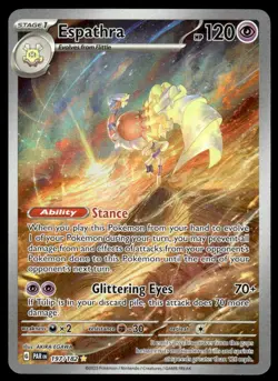 Pokemon TCG SV04: Paradox Rift #197/182 Espathra NM - Image 1