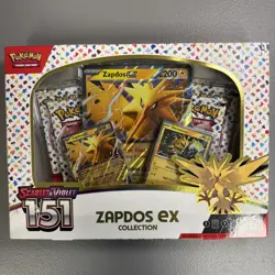 Pokemon TCG Zapdos Ex Collection Box Scarlet and Violet 151 Cards 290-85313 - Image 1