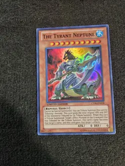 The Tyrant Neptune [CT08-EN018] Super Rare Lightly Played Limited - Yugioh singl - Image 1