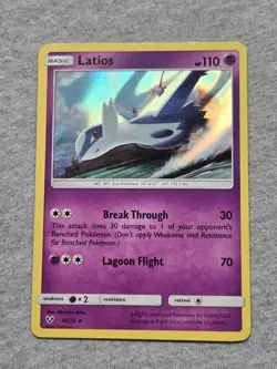 Latios 41/73 Holo Rare Shining Legends Pokemon Card - Image 1
