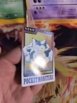 Pokemon Karte Card Relaxo Snorlax Pocket Monsters Carddass 1997 japanese VG- - Image 5