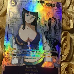 NICO ROBIN ONE PIECE HOT LIST ACG Waifu Anime Goddess Holo Card Straw Hat - Image 3