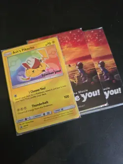 3 Pikachu I Choose You Sealed Promo Packs SM108 Pokemon Cards - Image 1