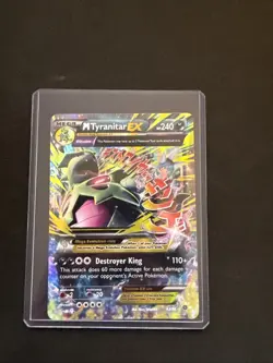 Mega M Tyranitar EX - XY Ancient Origins 43/98 Ultra Rare Holo - Pokemon Card NM - Image 1