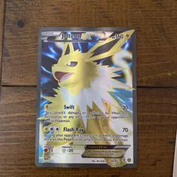 Jolteon EX 28a/83 Generations Full Art Ultra Rare Holo Pokemon Card - Image 1