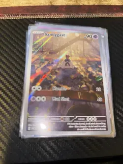 Sandygast 214/193 Paldea Evolved Illustration Rare Holo Pokemon Card NM - Image 1