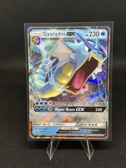 Pokemon SM212 Card Gyarados GX Full Art Ultra Rare Holo Promo Card Hidden Fates! - Image 1