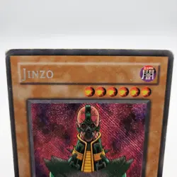 Jinzo PSV-000 Reverse Foil Error Misprint Played MP Secret Rare Holo Yugioh Card - Image 2